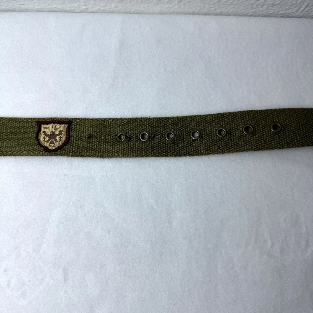 Green Patch Belt Size Small Adjustable Punk Grunge Utility‎ Military Green Y2K